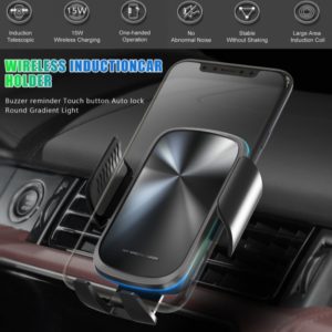 KOAKUMA X5 Automatic Induction Wireless Charging Stand Phone Holder 15W Car Charger