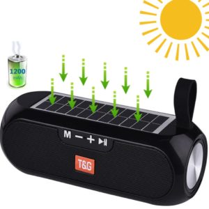 Solar Bluetooth Speaker Wireless Loudspeaker with FM Radio Support TF Card MP3 Player