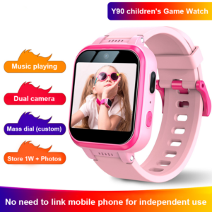 Children's Smart Watch With Games Smartwatch For Kids Waterproof IP67 Kids Gift Music Photo Camera Pedometer Alarm Clock Watch