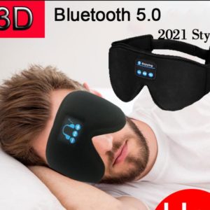 Bluetooth Music Headband, Enjoying Eye Mask, Wireless Headband with Bluetooth Headset, Music Head Bank Bluetooth Headphone,