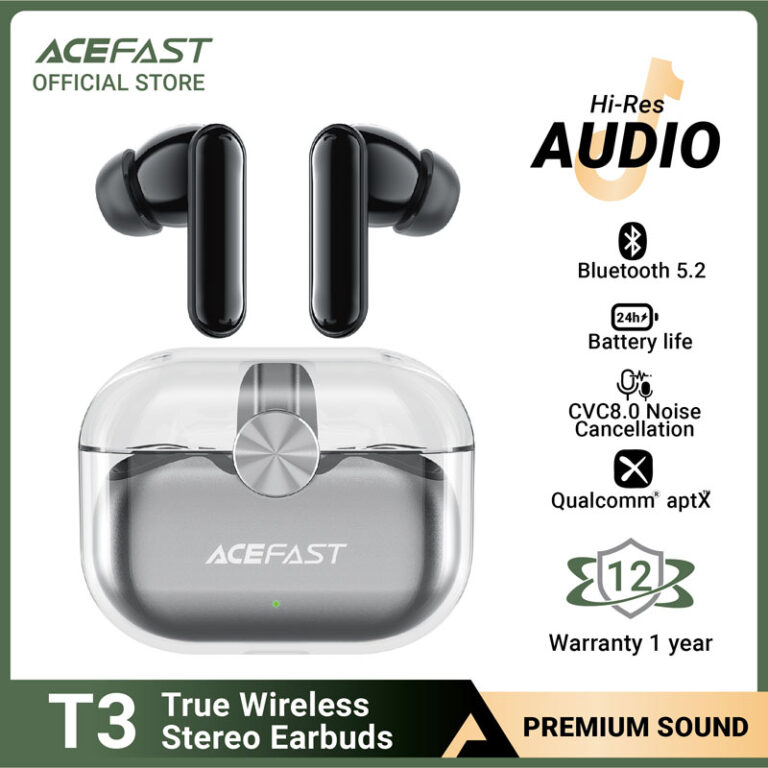 Acefast Enc Noise Cancelling Tws Earphone Bluetooth Qualcomm Qcc Cvc Waterproof Apt X