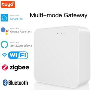 Tuya Gateway ZigBee WIFI Bluetooth Mesh Bridge Hub Smart Home Control For Tuya Smart Life Alexa Google Home Multi-mode Home Hub
