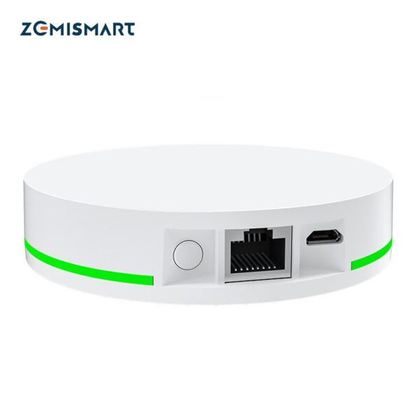 Zemismart Tuya Zigbee Gateway Zigbee 3.0 Hub with Network Cable Socket Wired Connection Smart Life Control