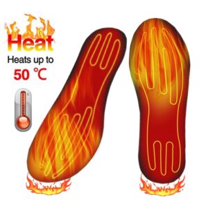USB Electric Heated Insoles Women Men Heated Shoe Insoles Winter Outdoor Sport Feet Warming Insoles Foot Warming Pad Feet Warmer