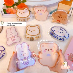 Mini Winter Reusable Gel Hand Warmer Warm-fitting and Fast Self-Heating Cute Hand Warmer Print Instant Heating Pack