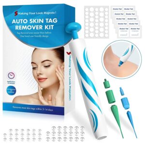 2 IN 1 Auto Micro Skin Tag Remover Device Standard And Micro Skin Tag Removal Kit Adult Mole Wart Remover Face Care Beauty Tools