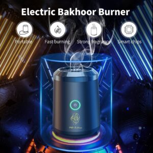 Portable mini Incense Burner Bakhoor Rechargeable USB Aroma Diffuser Electric Arabic Incense Holder Muslim Home Decoration